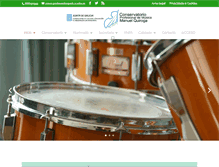 Tablet Screenshot of conservatoriomanuelquiroga.com